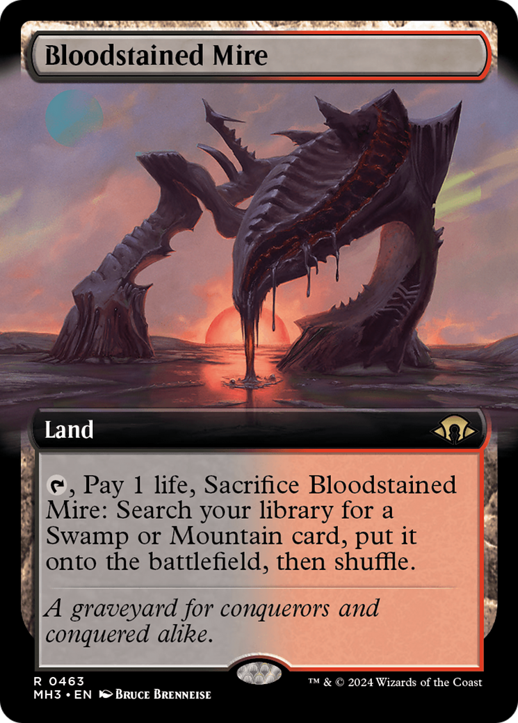 Bloodstained Mire (Extended Art) [Modern Horizons 3] | Cracking-Singles
