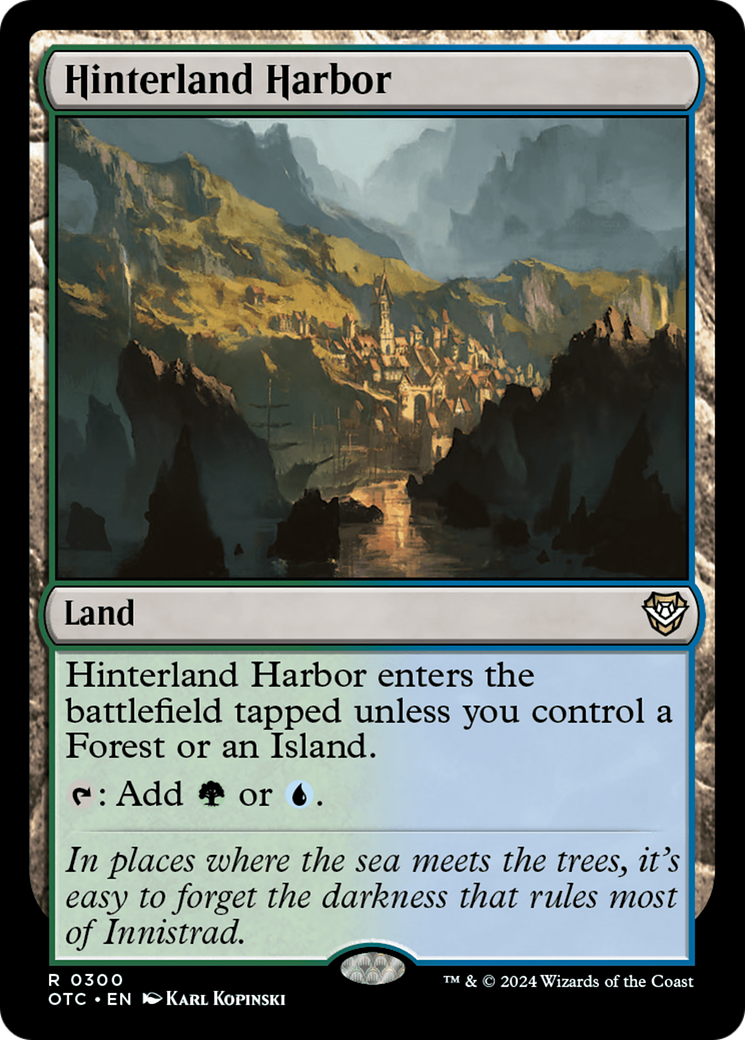 Hinterland Harbor [Outlaws of Thunder Junction Commander] | Cracking-Singles