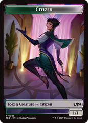 Eldrazi // Citizen Double-Sided Token [Tarkir: Dragonstorm Commander Tokens] | Cracking-Singles