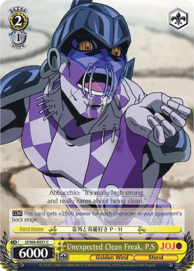 Unexpected Clean Freak, P.S (JJ/S66-E021 C) [JoJo's Bizarre Adventure: Golden Wind] | Cracking-Singles