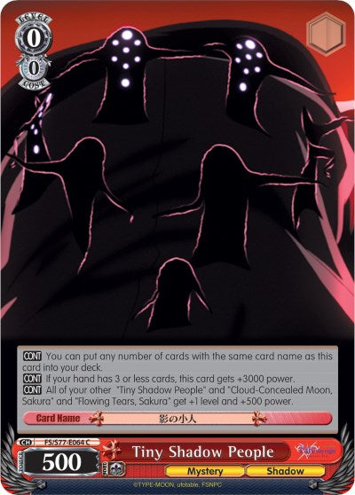 Tiny Shadow People (FS/S77-E064 C) [Fate/Stay Night [Heaven's Feel] Vol.2] | Cracking-Singles