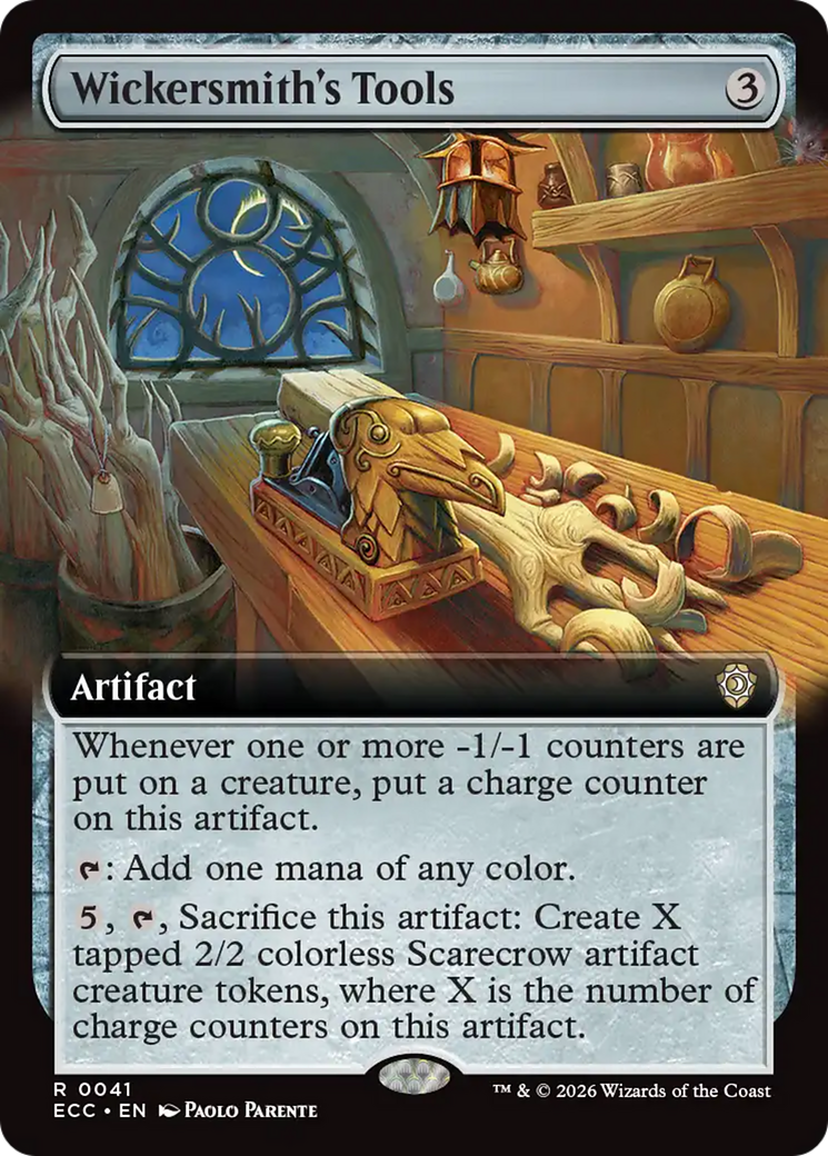 Wickersmith's Tools (Extended Art) [Lorwyn Eclipsed Commander] | Cracking-Singles