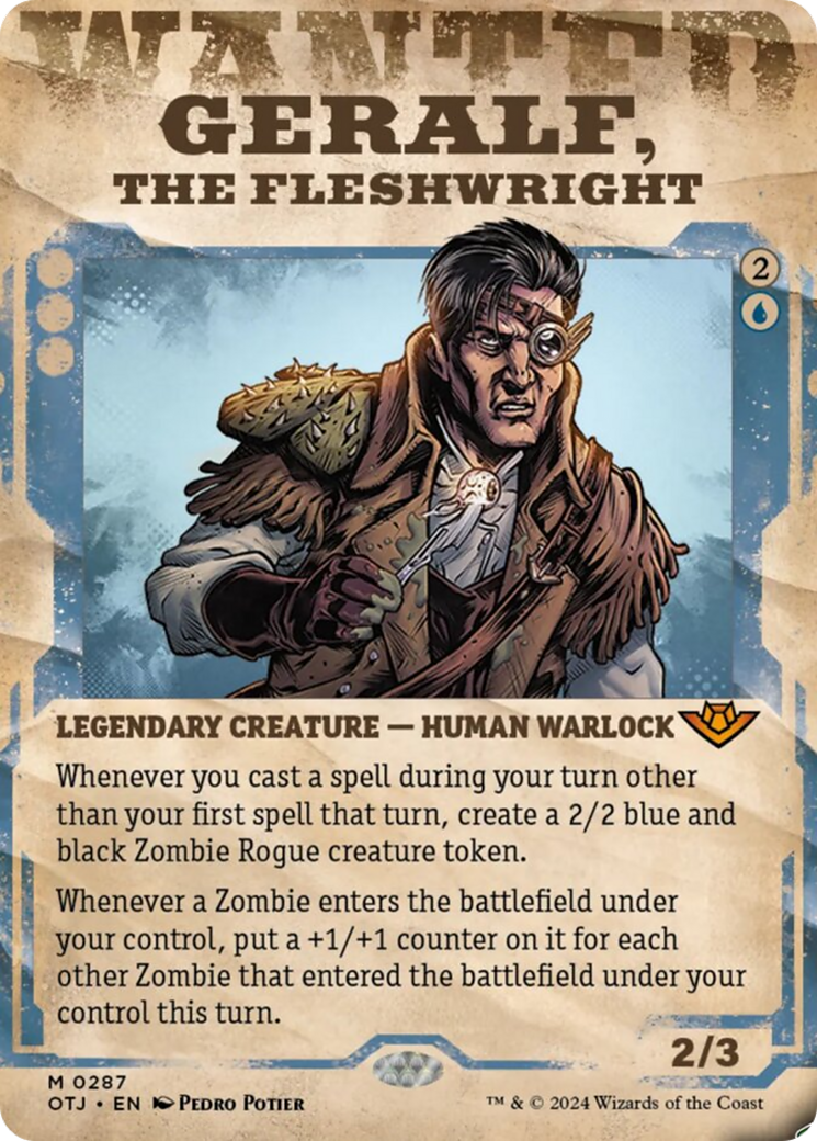 Geralf, the Fleshwright (Showcase) [Outlaws of Thunder Junction] | Cracking-Singles