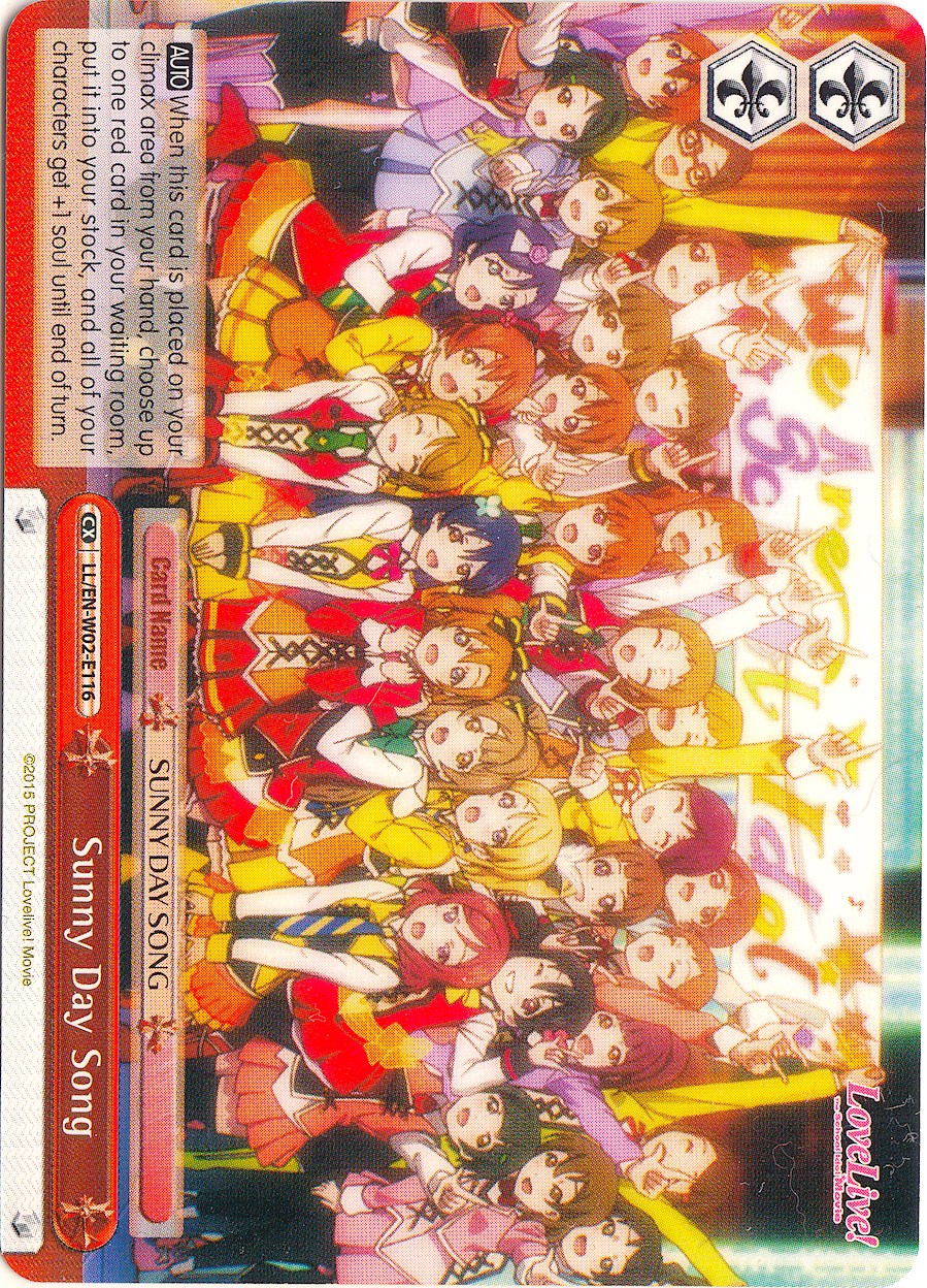 Sunny Day Song (LL/EN-W02-E116 CC) [Love Live! DX Vol.2] | Cracking-Singles