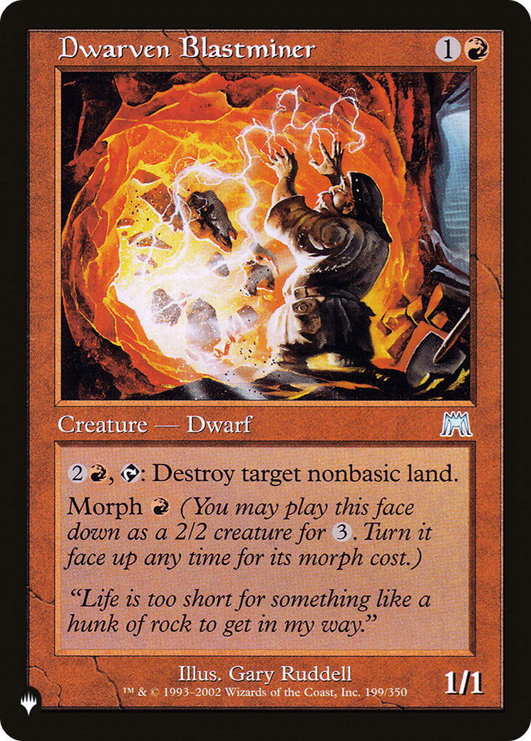 Dwarven Blastminer [The List] | Cracking-Singles
