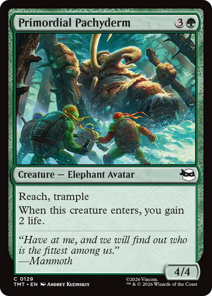Primordial Pachyderm [Teenage Mutant Ninja Turtles] | Cracking-Singles