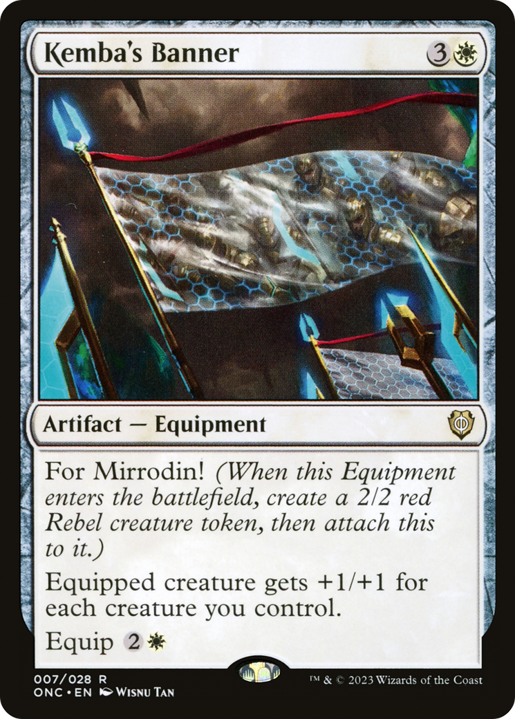 Kemba's Banner [Phyrexia: All Will Be One Commander] | Cracking-Singles