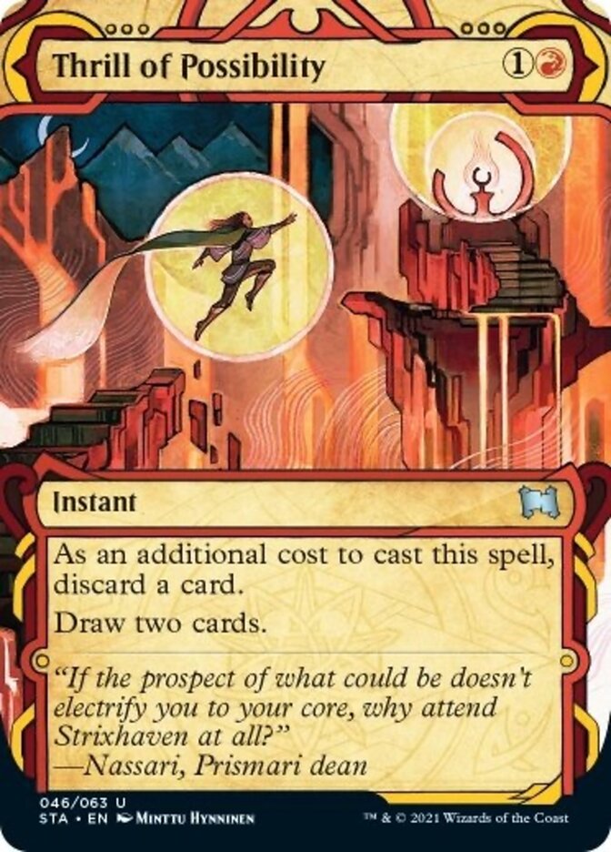 Thrill of Possibility (Foil Etched) [Strixhaven: Mystical Archive] | Cracking-Singles