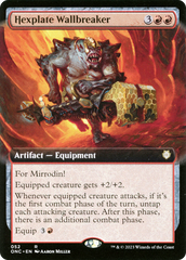 Hexplate Wallbreaker (Extended Art) [Phyrexia: All Will Be One Commander] | Cracking-Singles