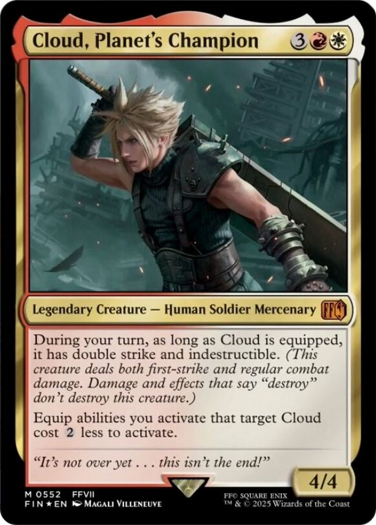 Cloud, Planet's Champion [FINAL FANTASY] | Cracking-Singles