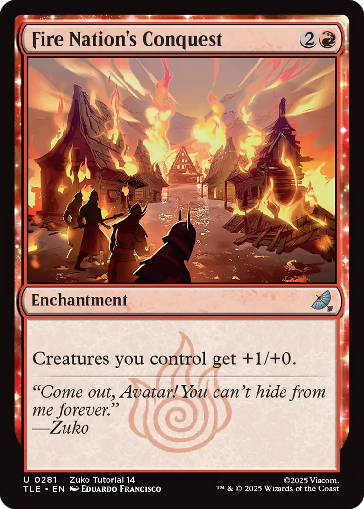 Fire Nation's Conquest (0281) [Avatar: The Last Airbender: Eternal-Legal] | Cracking-Singles