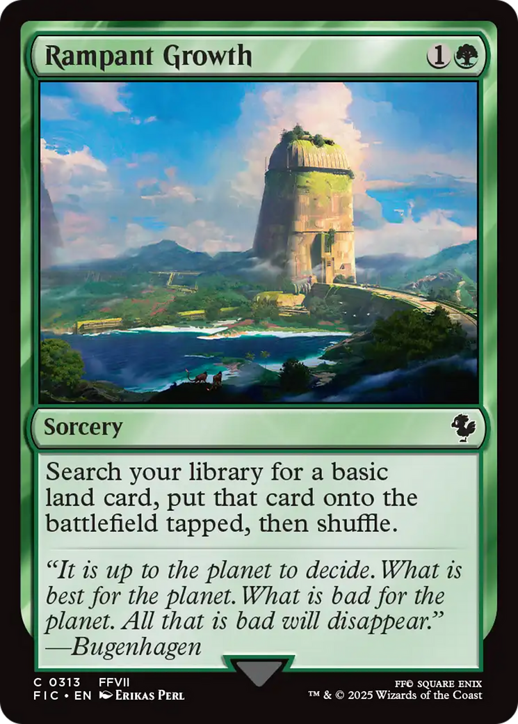 Rampant Growth [FINAL FANTASY Commander] | Cracking-Singles