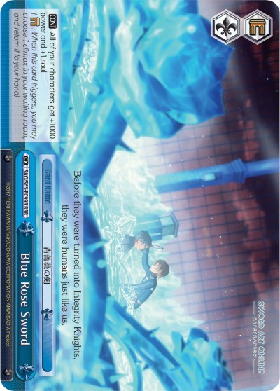 Blue Rose Sword (SAO/S65-E099R RRR) [Sword Art Online -Alicization-] | Cracking-Singles