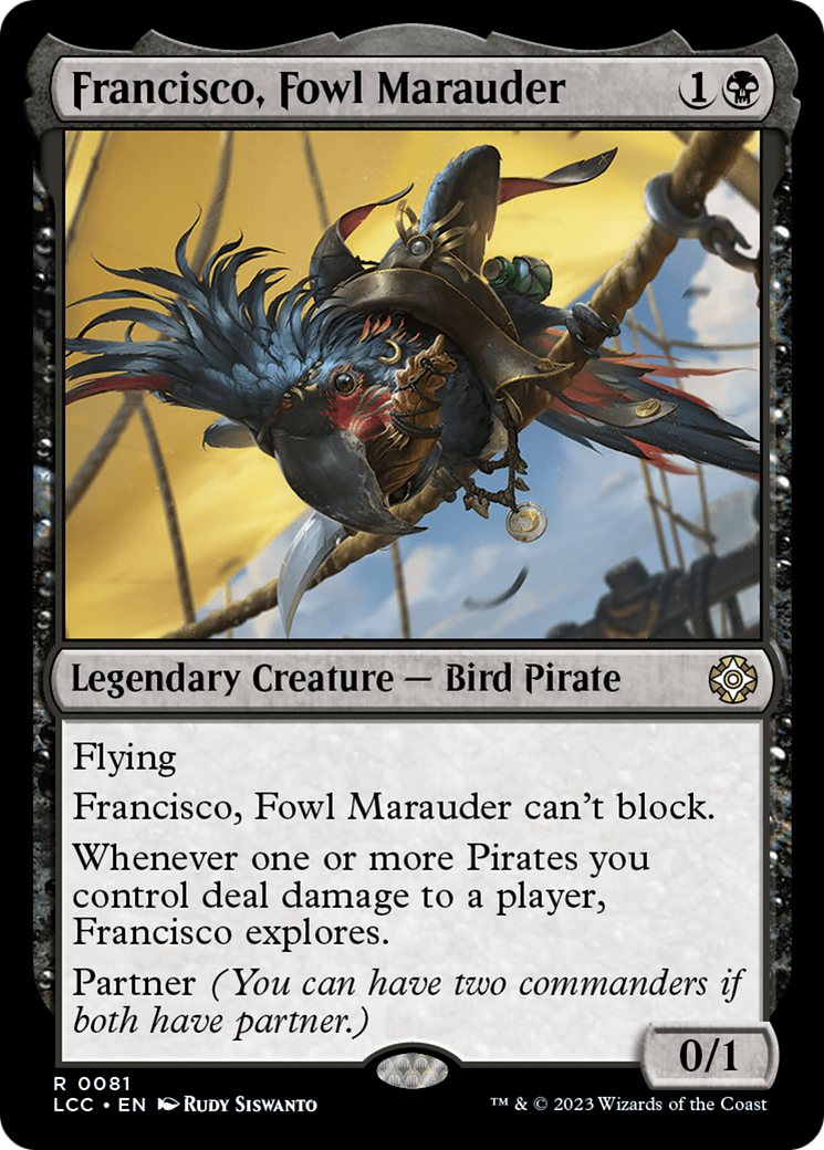 Francisco, Fowl Marauder [The Lost Caverns of Ixalan Commander] | Cracking-Singles