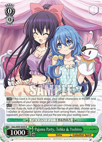 Pajama Party, Tohka & Yoshino [Date A Live Vol.2] | Cracking-Singles