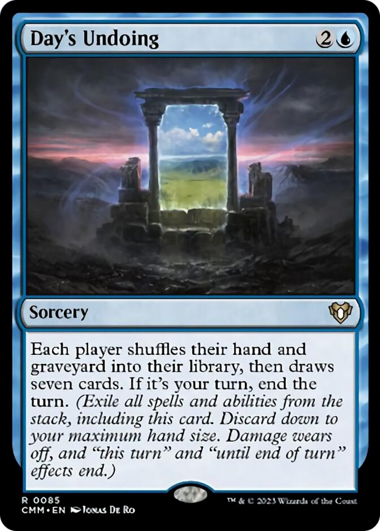Day's Undoing [Commander Masters] | Cracking-Singles