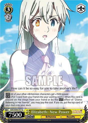 Elizabeth: New Power [The Seven Deadly Sins: Revival of The Commandments] | Cracking-Singles