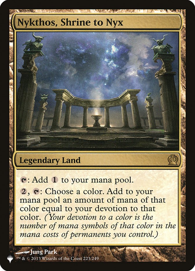 Nykthos, Shrine to Nyx [The List] | Cracking-Singles