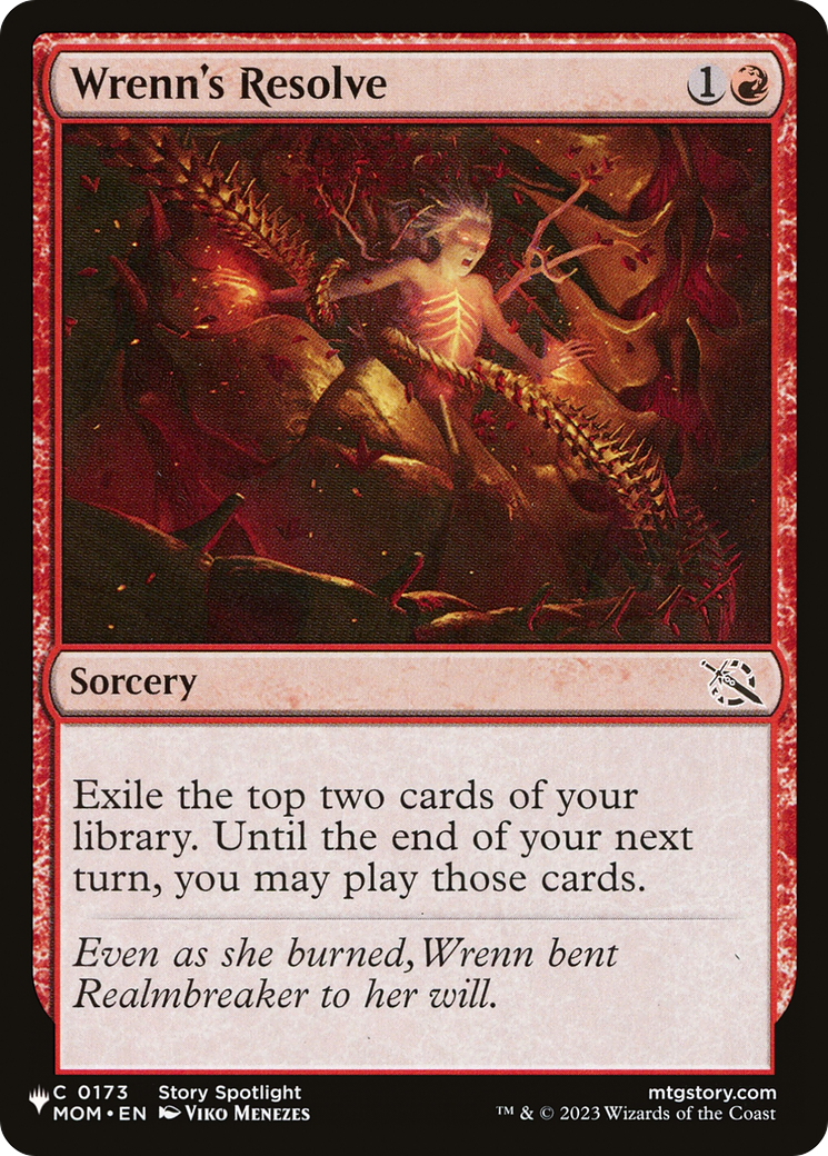 Wrenn's Resolve [The List] | Cracking-Singles