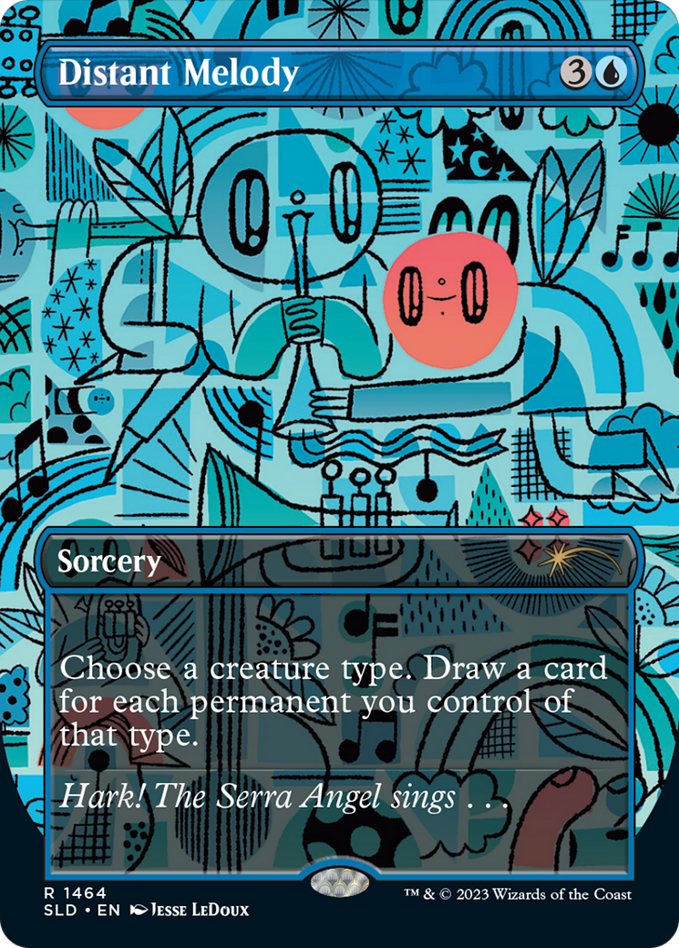 Distant Melody (Rainbow Foil) [Secret Lair Drop Series] | Cracking-Singles