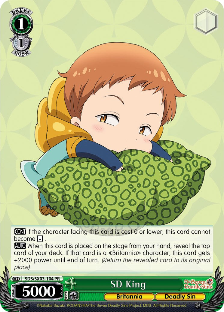 SD King (SDS/SX03-104 PR) [The Seven Deadly Sins] | Cracking-Singles