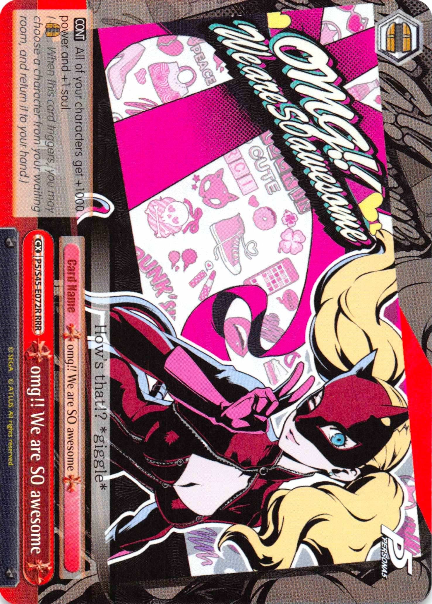 omg!! We are SO awesome (P5/S45-E072R RRR) [Persona 5] | Cracking-Singles