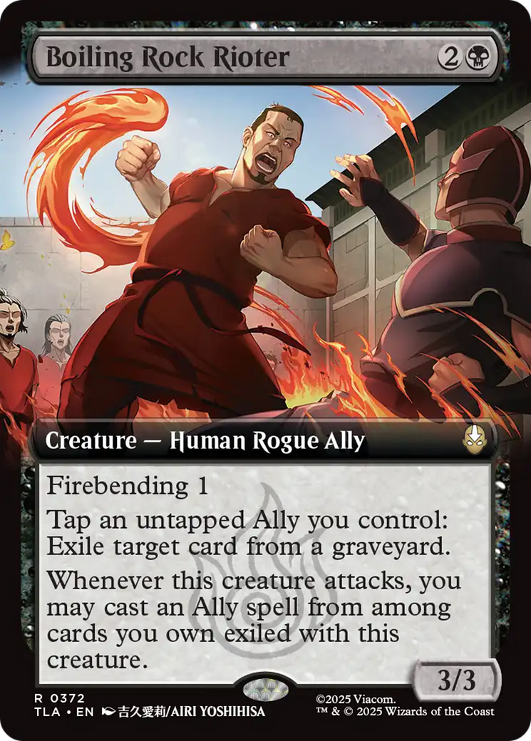 Boiling Rock Rioter (Extended Art) [Avatar: The Last Airbender] | Cracking-Singles