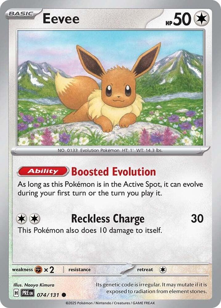 Eevee (074/131) [Scarlet & Violet: Prismatic Evolutions] | Cracking-Singles