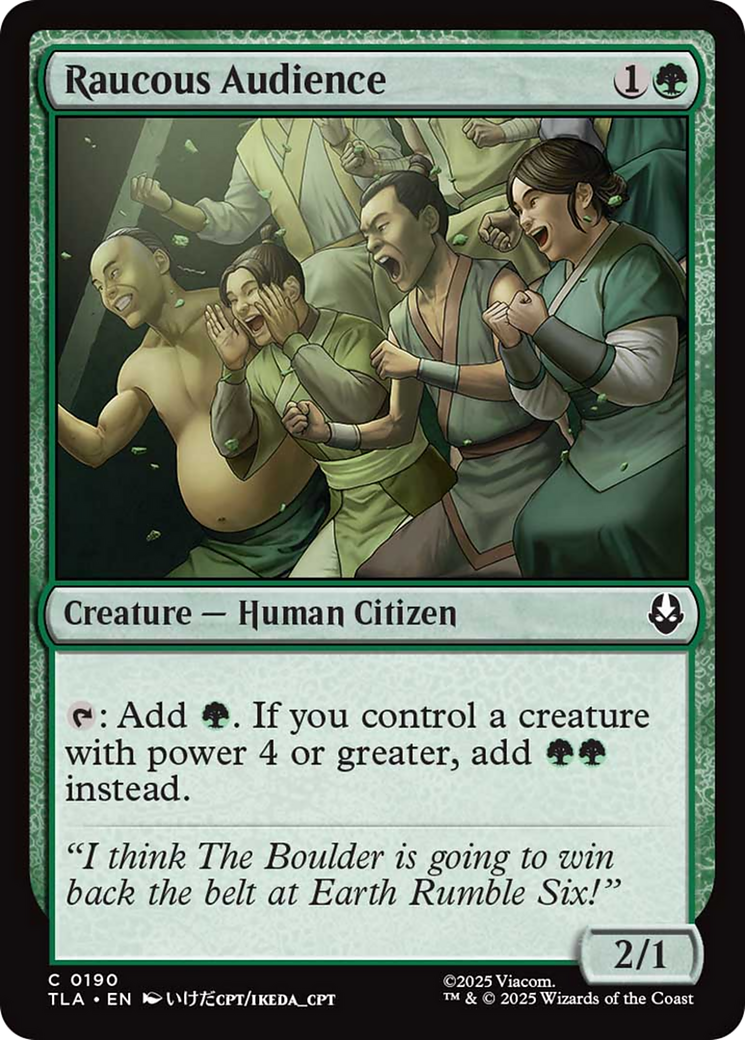 Raucous Audience [Avatar: The Last Airbender] | Cracking-Singles