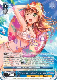 "Dazzling Sunshine" Lisa Imai (BD/W54-E086SPMb SPM) [BanG Dream! Girls Band Party!] | Cracking-Singles