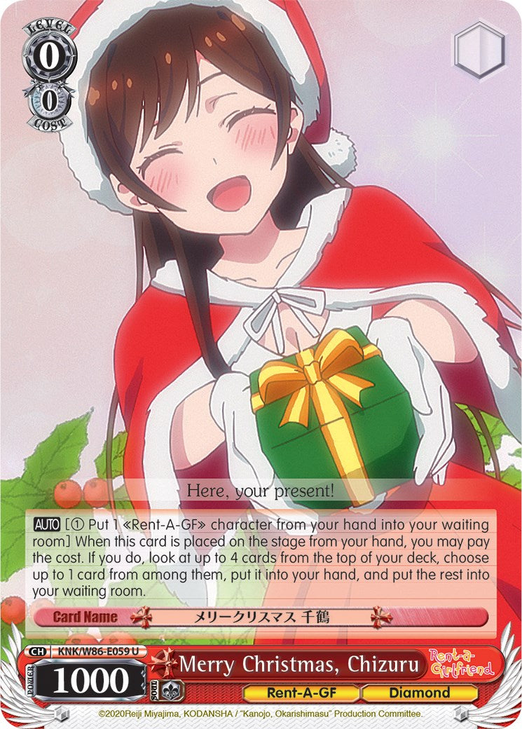 Merry Christmas, Chizuru (KNK/W86-E059 U) [Rent-A-Girlfriend] | Cracking-Singles
