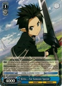 Kirito - For Someone Special (SAO/S20-E080 R) [Sword Art Online] | Cracking-Singles