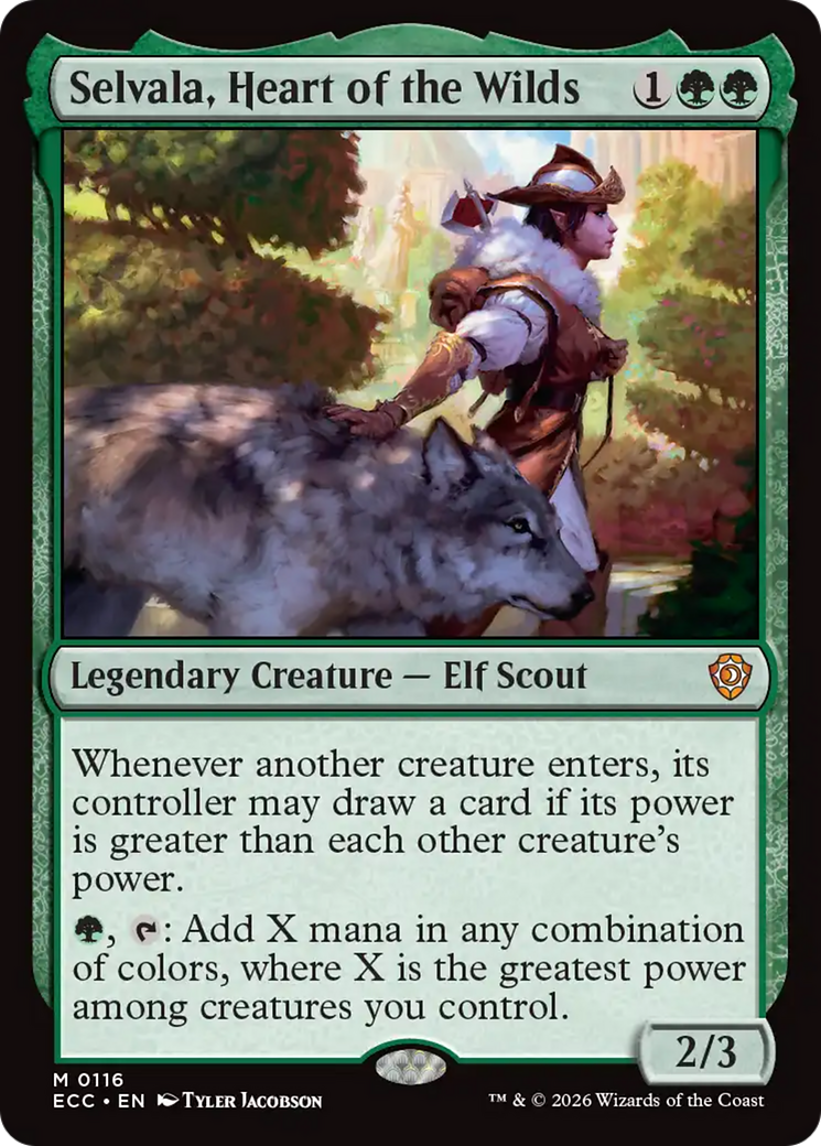 Selvala, Heart of the Wilds [Lorwyn Eclipsed Commander] | Cracking-Singles