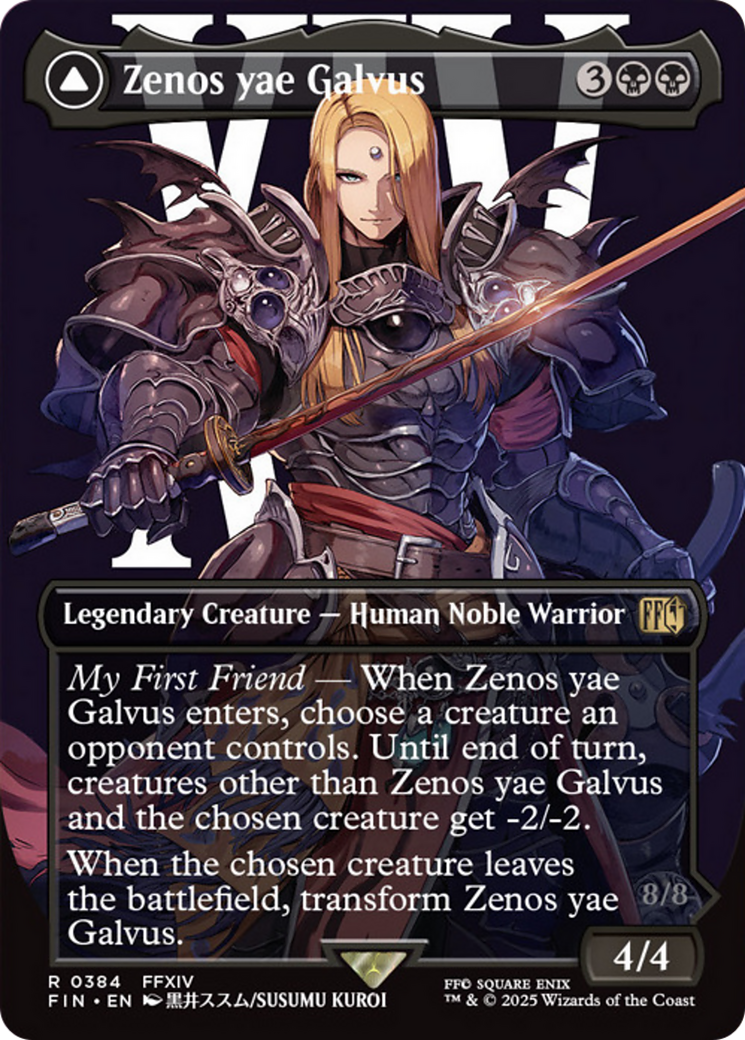 Zenos yae Galvus // Shinryu, Transcendent Rival (Borderless) [FINAL FANTASY] | Cracking-Singles