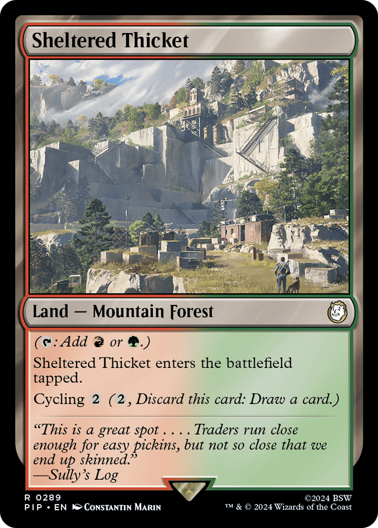 Sheltered Thicket [Fallout] | Cracking-Singles