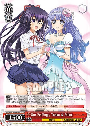 Our Feelings, Tohka & Miku [Date A Live Vol.2] | Cracking-Singles
