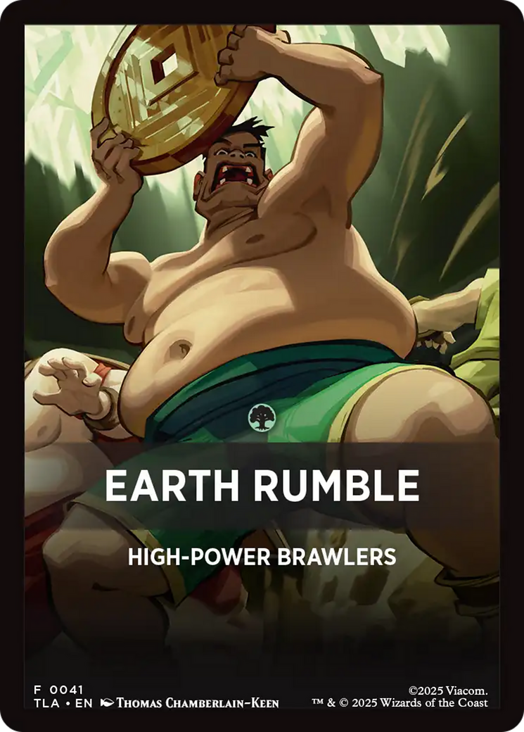 Earth Rumble Theme Card [Avatar: The Last Airbender Tokens] | Cracking-Singles