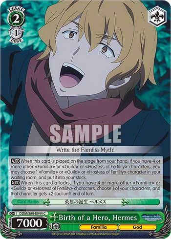 Birth of a Hero, Hermes (DDM/S88-E044 C) [Is it Wrong to Try to Pick Up Girls in a Dungeon?] | Cracking-Singles