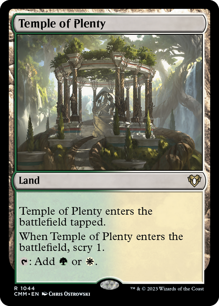 Temple of Plenty [Commander Masters] | Cracking-Singles
