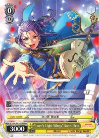 "Love's Light Wings" Kaoru Seta (BD/EN-W03-005R RRR) [BanG Dream! Girls Band Party! MULTI LIVE] | Cracking-Singles