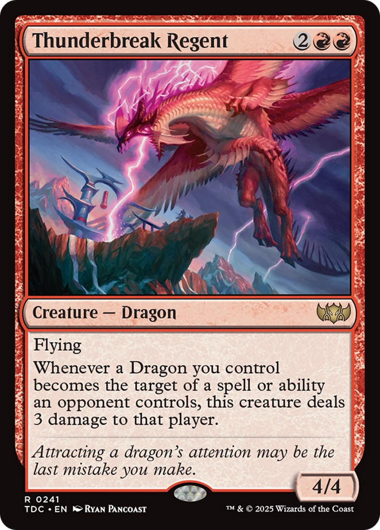 Thunderbreak Regent [Tarkir: Dragonstorm Commander] | Cracking-Singles