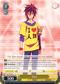 Sora (NGL/S58-TE01 TD) [No Game No Life] | Cracking-Singles