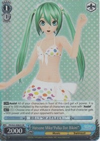 Hatsune Miku"Polka Dot Bikini" (PD/S22-E082S SR) [Hatsune Miku -Project DIVA- f] | Cracking-Singles