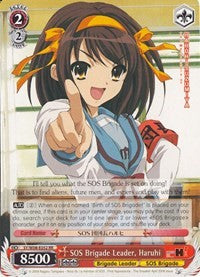 SOS Brigade Leader, Haruhi (SY/W08-E052 RR) [The Melancholy of Haruhi Suzumiya] | Cracking-Singles