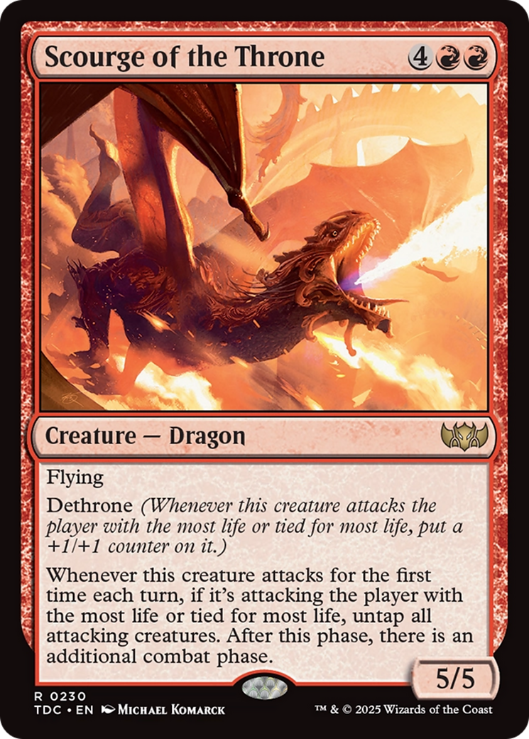Scourge of the Throne [Tarkir: Dragonstorm Commander] | Cracking-Singles