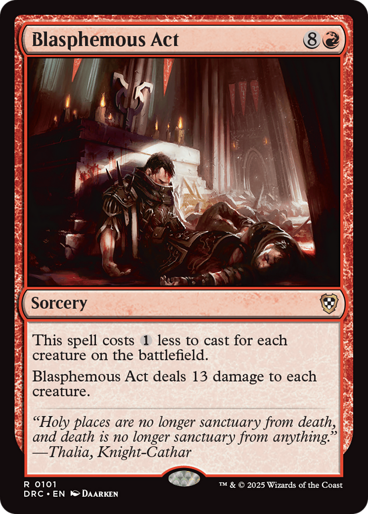 Blasphemous Act [Aetherdrift Commander] | Cracking-Singles