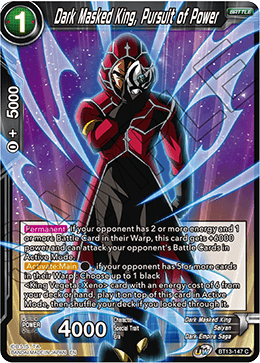 Dark Masked King, Pursuit of Power (Common) (BT13-147) [Supreme Rivalry] | Cracking-Singles