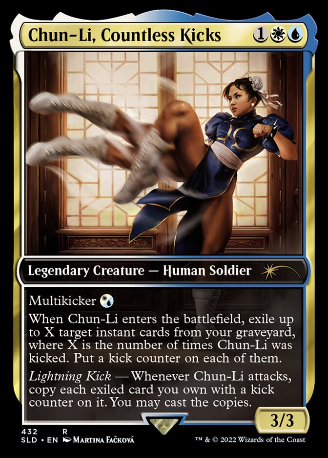 Chun-Li, Countless Kicks [Secret Lair Drop Series] | Cracking-Singles