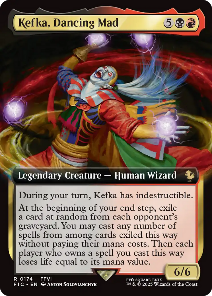 Kefka, Dancing Mad (Extended Art) [FINAL FANTASY Commander] | Cracking-Singles