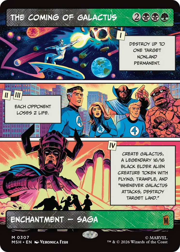 The Coming of Galactus (Borderless) [Marvel Super Heroes] | Cracking-Singles
